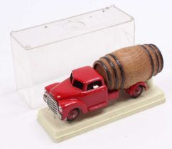 A Vilmer Toys of Denmark diecast model of a brewery lorry comprising of red cab and chassis with