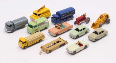 A collection of Matchbox 1/75 series early diecast vehicles to include an unboxed Zodiac