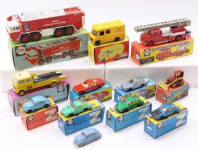 A Siku original box and reproduction boxed diecast vehicle group to include a No. V332 Metz fire