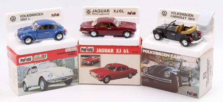 A collection of three various boxed Polistil 1/25 scale diecast vehicles to include an S31 Jaguar