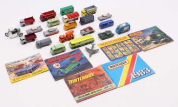One tray containing a quantity of Matchbox 1/75 series diecasts, to include a Pickfords Removal Van,