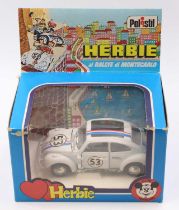 A Polistil 1/24th scale Volkswagen Beetle from the Walt Disney feature film 'Herbie Goes to Monte