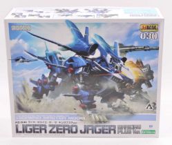 Takara Tomy, Kotobukiya, Zoids 1/72nd scale plastic kit for a Liger Zero Jager Marking Plus,