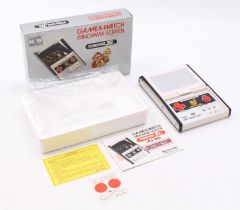 A Nintendo Game and Watch Panorama screen Donkey Kong Junior game housed in the original polystyrene