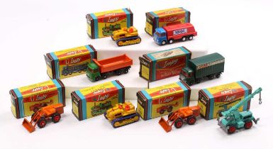 A collection of eight Lonestar Impy Cars to include cars and commercial vehicles, examples to
