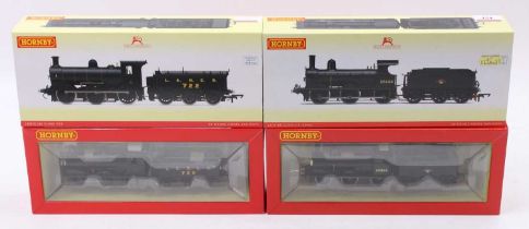 Two Hornby 0-6-0 locos & tenders, DCC ready: R3416 late BR class J15 65464; R3621 L&NER J36 722.