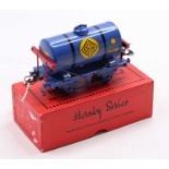 Hornby Colas tank wagon No.33, blue. Totally repainted to a very high standard by JHM in 1980. No.9.