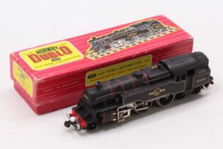 2218 Hornby-Dublo 2-rail 2-6-4 tank loco BR lined black 80033, very slight chipping to top edge of