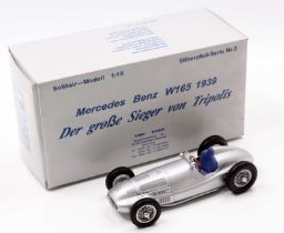 CMC Exclusive Models, No. M-018 1/18 scale model of a Mercedes Benz W165 1939 race car finished in