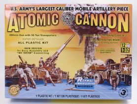 Renwal Blueprint Models 1/32nd scale Atomic Cannon, U.S. Army's largest calibre mobile artillery