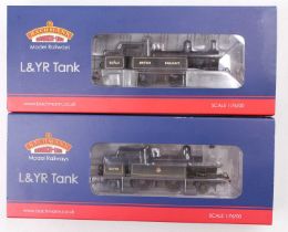 Two Bachmann Branch-Line L&YR 2-4-2 tanks, both BR lined black liveries: 31-170 50764 ‘British
