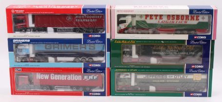 Corgi Toys modern issue limited edition 1/50th scale road transport haulage group of 6 comprising