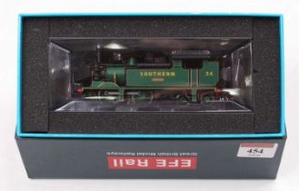 Bachmann EFE (Kernow) E85008 LSWR 0-4-4 Adam 02 tank loco No.34, malachite green ‘Newport’