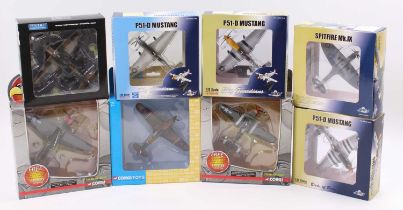 Corgi Classics and Witty Wings boxed 1/72nd scale WW2 Aircraft group of 8 with examples including