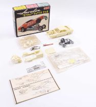 A Jo Han 1/25th scale model kit of a Javelin 'Super' Funny Car in its original box with the