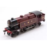 1937-9 Hornby E220 Special tank loco 4-4-2, 20v AC, red, LMS 6954 shadowed sans-serif letters &