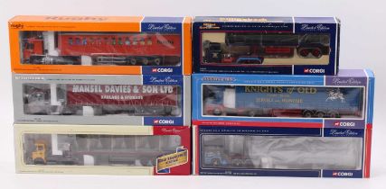 Corgi Toys modern issue limited edition 1/50th scale road transport haulage group of 6 comprising