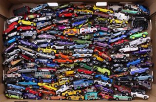 One tray containing a large quantity of various mixed series Hot Wheels and similar diecast