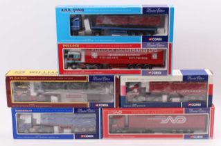 Corgi Toys modern issue limited edition 1/50th scale road transport haulage group of 6 comprising