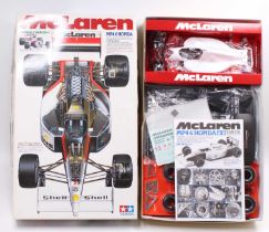 A Tamiya No. 12028 Big Scale Series 1/12 scale plastic kit for a McLaren MP4/6 Honda Formula One