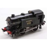 Totally repaint early 1930’s Hornby No.1 Special tank loco 0-4-0 clockwork, Southern A950 black