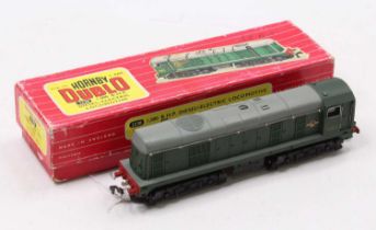 2230 Hornby-Dublo 2-rail Bo-Bo diesel loco, D8017 BR green, no marks to roof (NM) (BVG) picture.