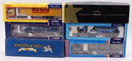 Corgi Toys modern issue limited edition 1/50th scale road transport haulage group of 6 comprising