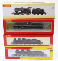 Three Hornby locos & tenders: R3316 S&DJR 4-4-0 class 2P Fowler No.44 DCC ready (NM) (BNM); R3277
