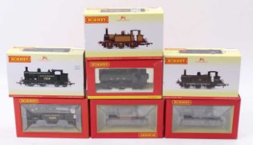 Four Hornby tank locos: R3780 LBSC Stroudley A1/A1X ‘Terrier’ ‘Stepney’ No.655 DCC ready (NM) (BNM);