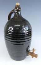 Ray Finch (1914-2012) for Winchcombe Pottery - a large stoneware ale flagon, with single upper