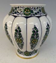 Attributed to Fritz Klee (1876-1976) for Hutschenreuther Pottery - an Art Nouveau vase, of lobed
