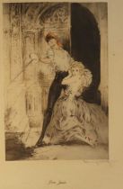 Louis Icart (1888-1950) - Don Yuan, etching heightened in colours, signed in pencil lower right,