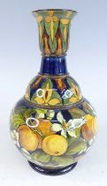 Euphemia Thatcher for Doulton Lambeth - an Arts & Crafts pottery vase, underglaze bright colour