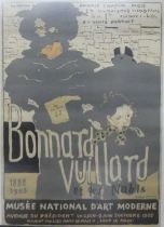 A 1950s French advertising poster for Bonnard Vuillard, lithograph printed in colours, the full