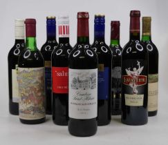 Assorted table wines, to include Comtesse Saint-Hilaire, 2012, Saint-Emilion, one bottle; First Cape