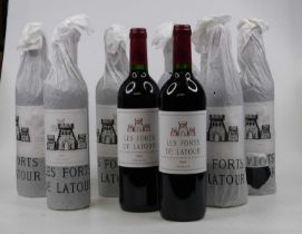 Château Latour 'Les Forts de Latour', 2002, Pauillac, eight bottles In excellent order with no