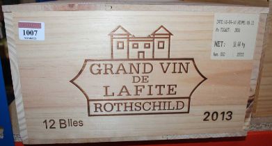 Château Lafite Rothschild 2013 Pauillac, 12 bottles (OWC) Provenance: from one of the Rothschild