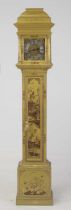 John Sander of Sandhurst - a chinoiserie yellow lacquered longcase clock in the early 18th century