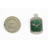 Two RAF Civilian Worker lapel badges
