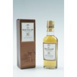 The Macallan 10 year old highland single malt scotch whisky miniature, 5 cl