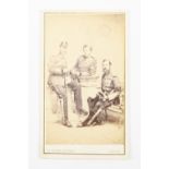 [ Victoria Cross ] A carte de visite portraying Lieutenant Wilbraham Lennox bearing autograph