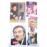 [ Autographs ] British television and radio personalities, including Philip Schofield, Lorraine