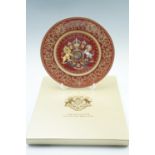 A limited edition charger commissioned by Buckingham Palace commemorating the 60th