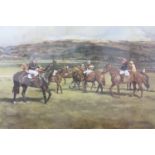 [ Horse Racing ] After Claire Eva Burton (British, b. 1955) "The Start, Cheltenham", a pack of