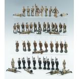 A large quantity of Belgian NB / Nazaire Beeusaert and similar composition toy soldiers including