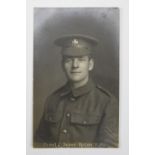 [ Victoria Cross ] A portrait postcard depicting Corporal James Upton. [Awarded the Victoria Cross