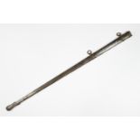 A military sword scabbard, throat 30 mm a 11 mm internally, 85 cm