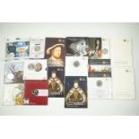 A quantity of QEII royal commemorative coin packs