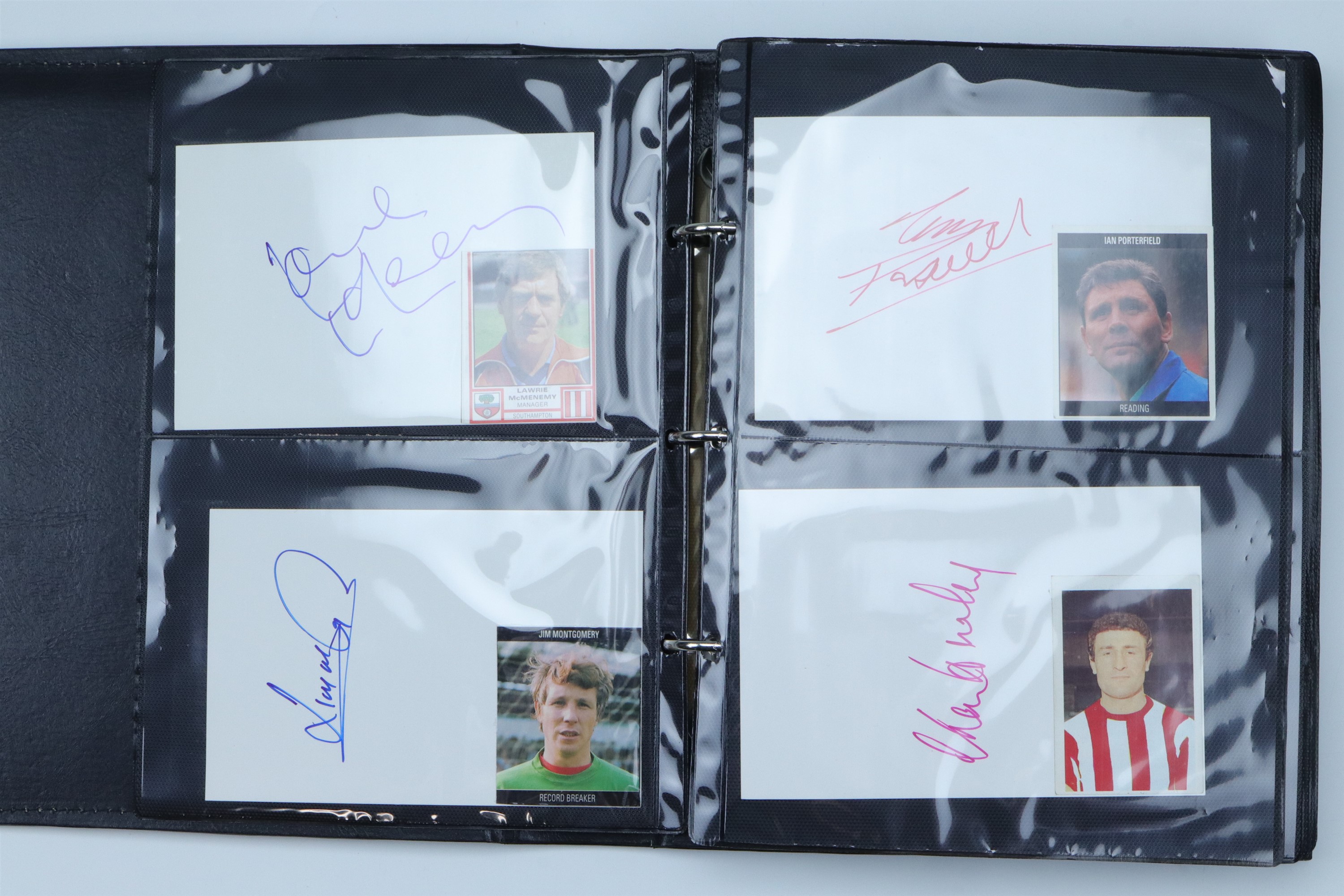 [ Autographs ] Album of football players' signatures, including Bobby Robson, Glen Hoddle, George - Image 5 of 35