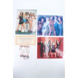 [ Autographs ] Spice Girls signed photographs, together with an unsigned photograph, largest 20 x 25